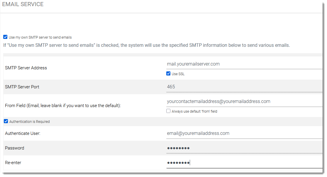 EmailSettings